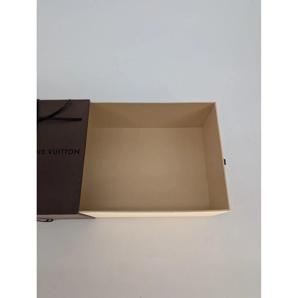 Louis Vuitton Gift Box and Dust Bag OS Brown Tan Luxury Packaging Set Handbag